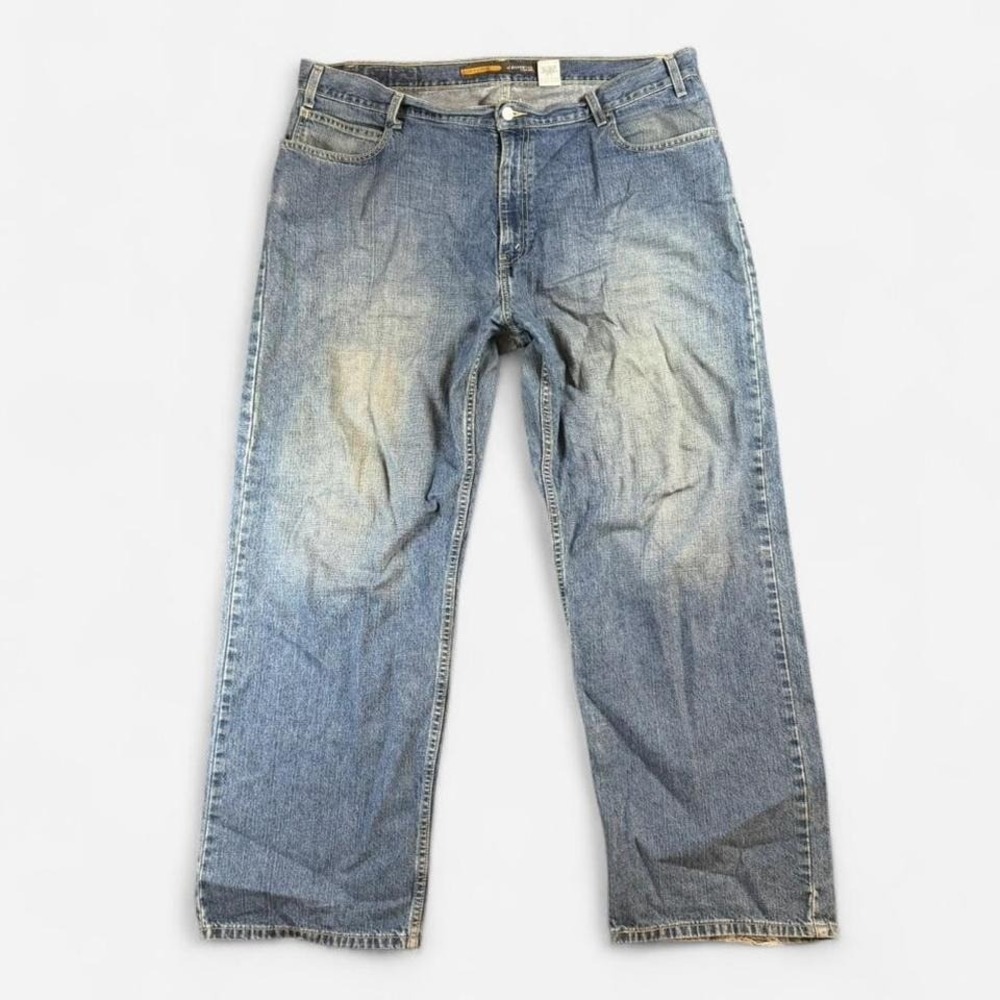 Vintage Levi SilverTab Low and Loose Faded Jeans Y2K Skater Style Size 42x32